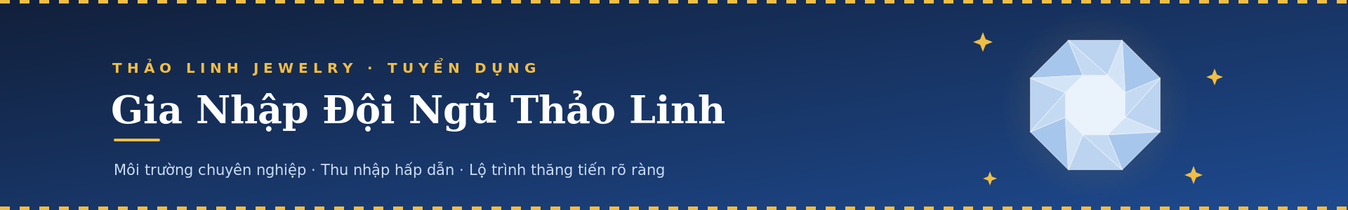Tuyển Dụng - Cơ Hội Nghề Nghiệp Tại Thảo Linh Jewelry